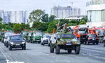 Công an Hà Nội hợp luyện diễu binh, diễu hành cho Ngày hội vì Thủ đô bình yên