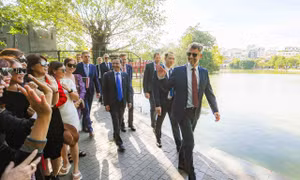 Ông Lương Thanh Nghị nhiều lần được hội kiến các thành viên Hoàng gia Đan Mạch khi đảm trách cương vị Đại sứ Việt Nam tại Đan MạchẢnh: NVCC 