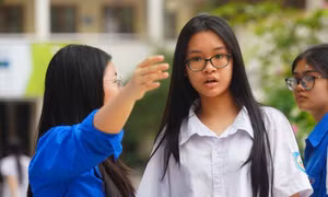 Học sinh tại Hà Nội trong kì tuyển sinh lớp 10 năm 2026 Ảnh: DUY PHẠM