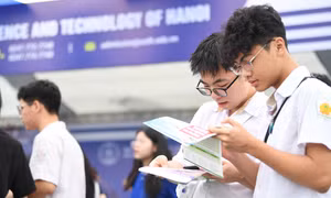Thí sinh tìm hiểu nguyện vọng đăng kí tuyển sinh ĐH 2026 Ảnh: DƯƠNG TRIỀU