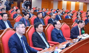 Hội nghị lần thứ 12 Ban Chấp hành Trung ương Ðảng khóa XIII ẢNH: NHẬT BẮC