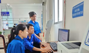 Cán bộ Đoàn - Hội, thanh niên được tập huấn về kỹ năng an toàn trên không gian mạng. Ảnh minh họa: Nguyễn Thảo