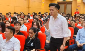 Ngày hội lựa chọn nguyện vọng của bác sĩ nội trú Trường ĐH Y Hà Nội. Ảnh: NGHIÊM HUÊ