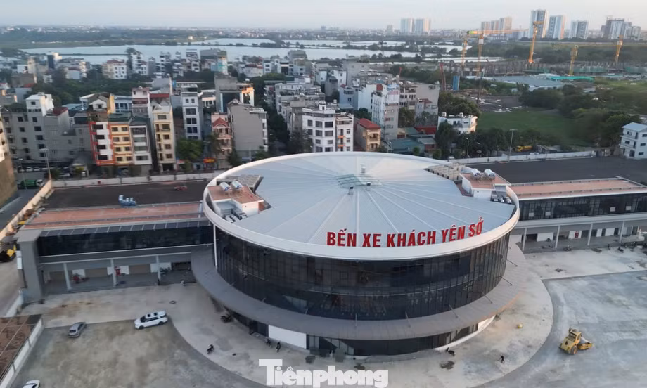 Bên trong bến xe Yên Sở 120 tỷ đồng sắp phục vụ hành khách