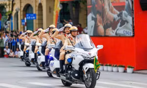 Hà Nội phân luồng giao thông phục vụ Lễ xuất quân và diễn tập công tác bảo vệ Đại hội XIV của Đảng