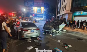 Hà Nội: Khởi tố tài xế Lexus gây tai nạn liên hoàn trên đường Trung Kính