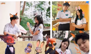 Teen đu trend “bộ đôi cộng sự” Nick - Judy, tạo ra bộ ảnh thanh xuân cưng xỉu 