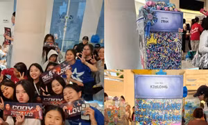 "Team building" độc lạ Tinh Hà "Say Hi": Các fan cùng gấp sao, trộn bánh tráng