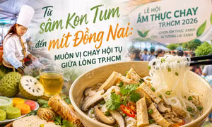 Ăn chay đâu chỉ có rau: Khám phá những món “lạ” tại lễ hội ẩm thực ở TP.HCM