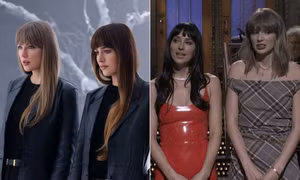 ​Sau MV “Patient Zero”, Taylor Swift bất ngờ tái ngộ Dakota Johnson trên SNL