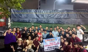 TP.HCM: Tuổi trẻ các trường đại học đồng lòng ra quân tiếp sức đồng bào vùng lũ