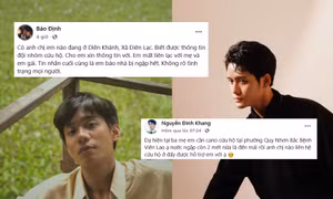 Diễn viên Đình Khang, Bảo Định kêu gọi hỗ trợ gia đình bị kẹt trong vùng ngập sâu