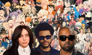 Khi anime bước vào thế giới âm nhạc của The Weeknd, Kanye West và Billie Eilish