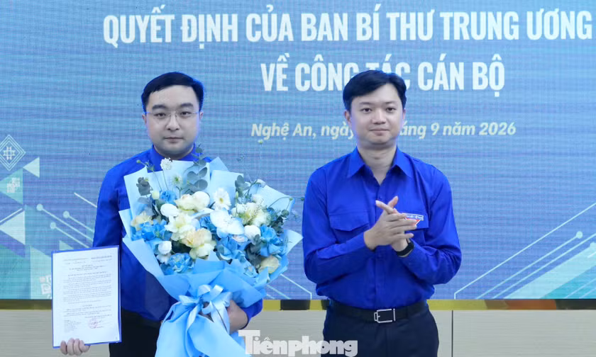  Anh Hồ Phúc Hải làm Bí thư Tỉnh Đoàn Nghệ An