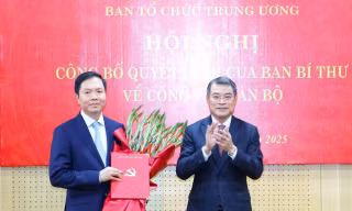 Công bố quyết định của Ban Bí thư về công tác cán bộ