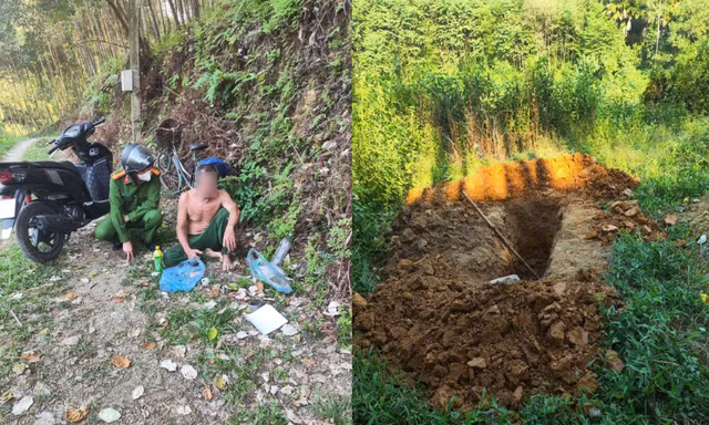 Kịp thời ngăn người đàn ông ở Phú Thọ tự đào huyệt chôn mình