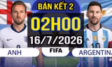 TIN NÓNG WORLD CUP 2026: Nhận định – Dự đoán Bán kết: ANH vs ARGENTINA