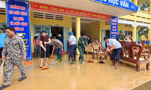 Quảng Trị: Hàng nghìn học sinh nghỉ học để tránh mưa lũ 