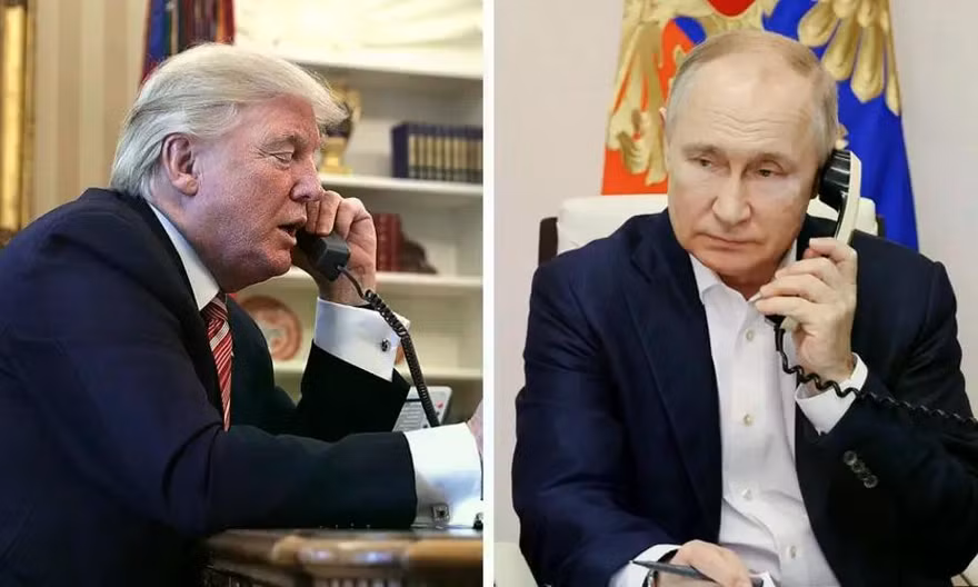 Tổng thống Nga Putin điện đàm với Tổng thống Mỹ Trump