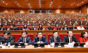 Các đại biểu tại phiên thảo luận, ngày 21/1. Ảnh: Như Ý