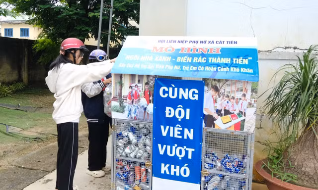 Biến rác thành tiền, góp quỹ yêu thương