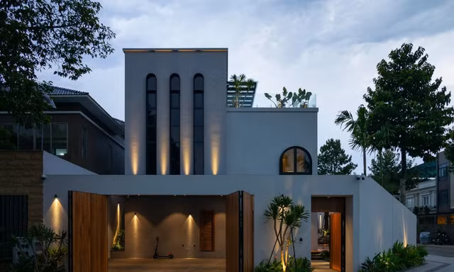 Ấn tượng với căn biệt thự thiết kế theo phong cách tân cổ điển tối giản 