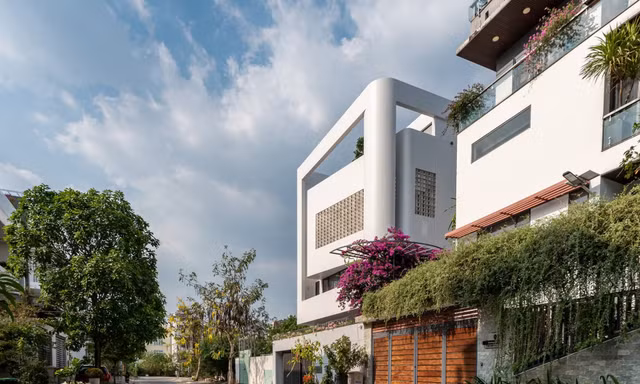 Vẻ đẹp hiện đại kết hợp với phong cách Wabi Sabi trong căn biệt thự