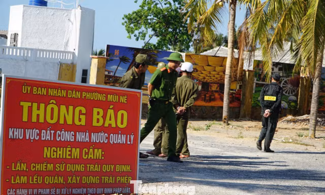 Lâm Đồng cưỡng chế 2 trường hợp lấn chiếm hơn 800m² đất công