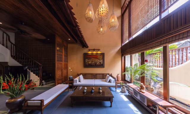 Ngôi nhà 100m² ngoại thành Hà Nội có phòng ngủ như tổ chim