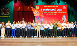 Đội Công An TPHCM xuất quân tham dự V-League 2025/26
