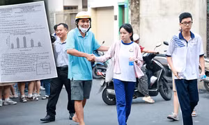 Thi lớp 10 TPHCM: Thí sinh nói đề Toán dễ, tự tin đạt điểm cao