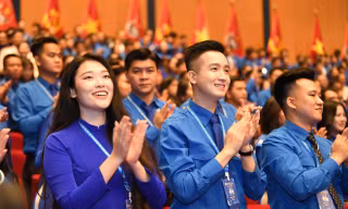 Trong giai đoạn mới, tổ chức Đoàn phải kiến tạo môi trường để thanh niên biến cảm hứng thành năng lực, sản phẩm và giá trị xã hội. Trong ảnh các đại biểu tham gia Đại hội Đoàn toàn quốc lần thứ XIIIẢnh: Dương Triều 