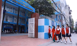 Trường học tại Hà Nội phải sắp xếp xong trước ngày 10/8 Ảnh: NTCC 