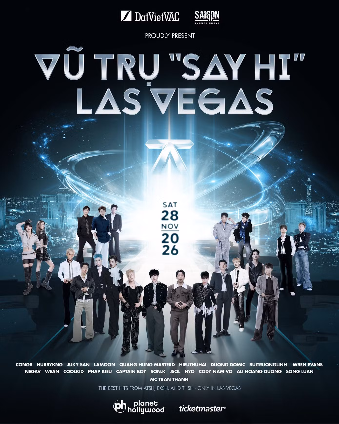 DatVietVAC đưa Vũ trụ "Say Hi" trở lại Las Vegas vào tháng 11.