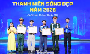 Tôn vinh 15 gương Thanh niên sống đẹp năm 2026