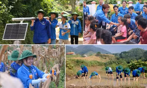 Sinh viên Thủ đô 'nhuộm xanh' bản xa 
