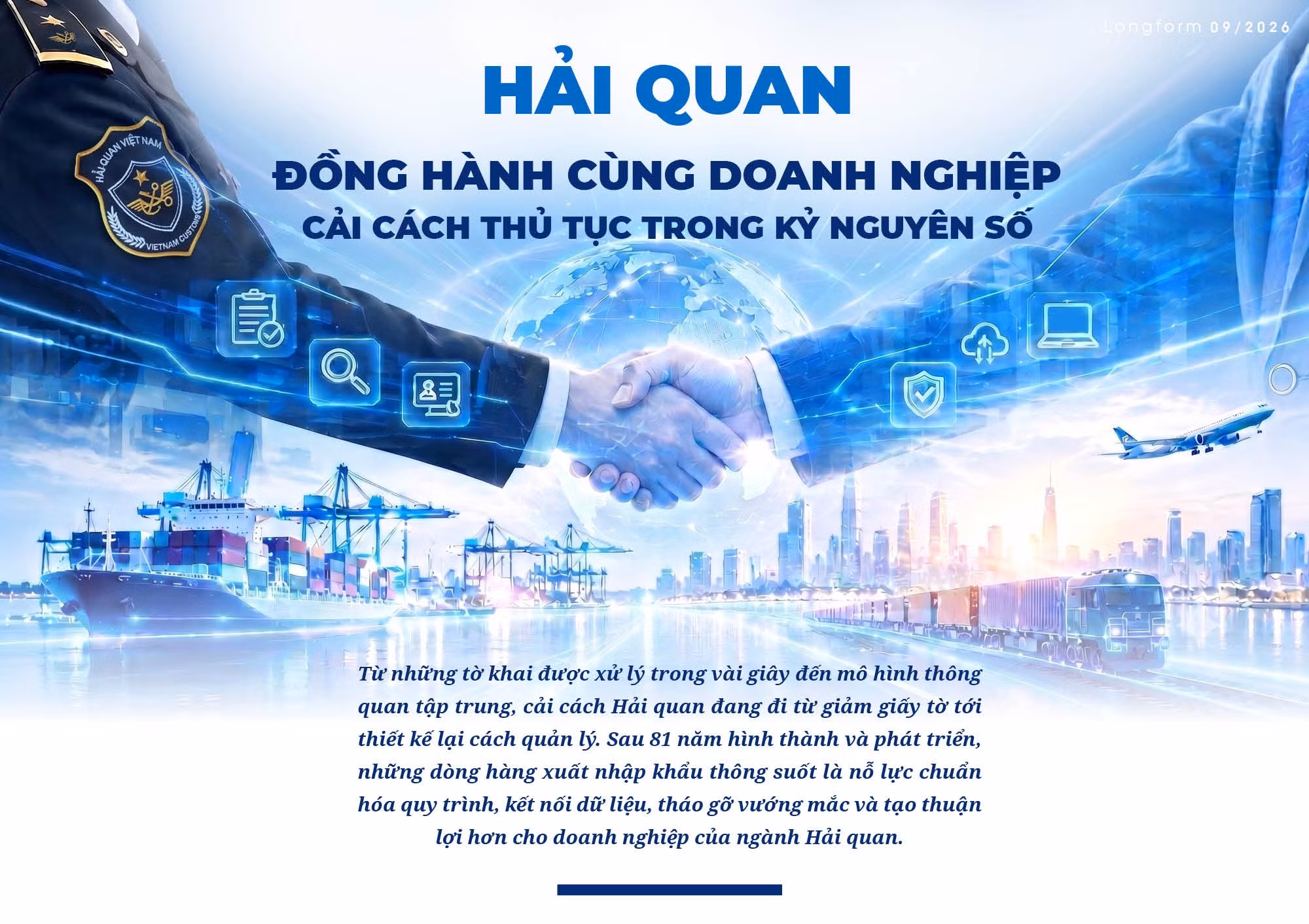 Hải quan đồng hành cùng doanh nghiệp, cải cách thủ tục trong kỷ nguyên số
