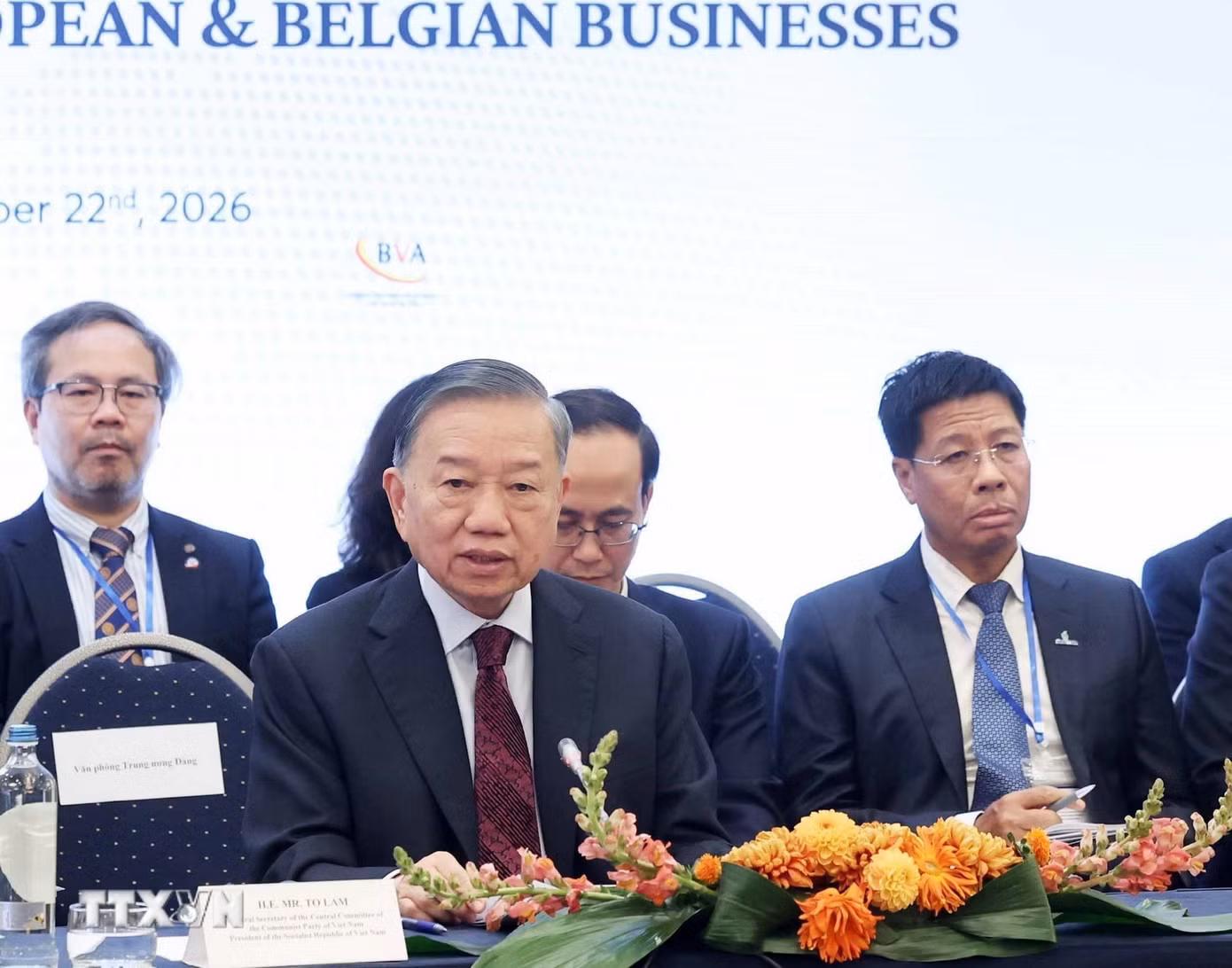 Tổng Bí thư, Chủ tịch nước Tô Lâm phát biểu tại Tọa đàm. (Ảnh: Thống Nhất/TTXVN)