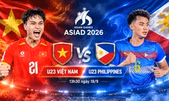 Nhận định U23 Việt Nam vs U23 Philippines, 13h30 ngày 18/9: Chiến thắng bắt buộc