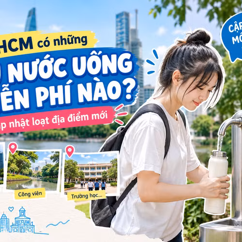 TP.HCM lắp trụ nước uống miễn phí cho người đi đường, đặt ở những địa điểm nào?