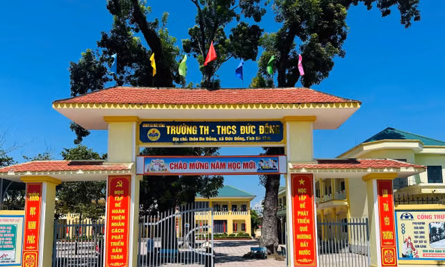Điểm chính trường Tiểu học - THCS Đức Đồng.