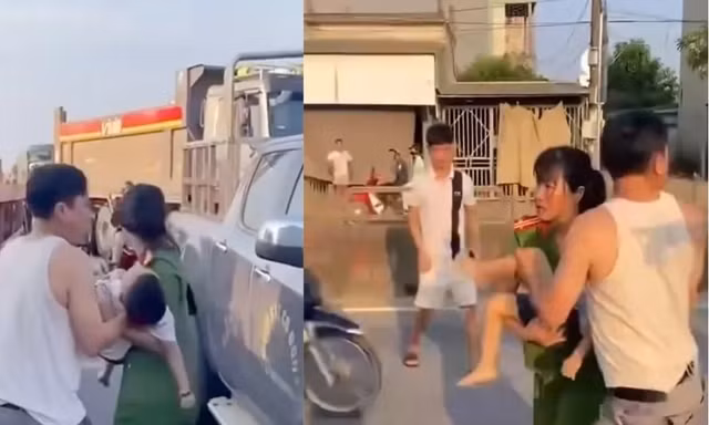Nữ cảnh sát cơ động kể khoảnh khắc cứu cháu bé gặp nạn trên quốc lộ