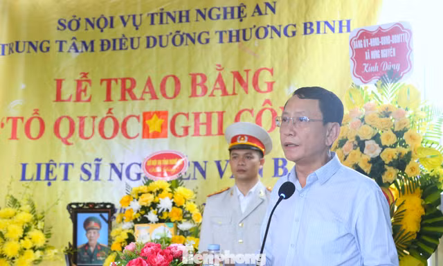 Người lính mang thương tật 94% được truy tặng liệt sĩ, trao bằng Tổ quốc ghi công