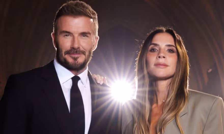 Gia đình Beckham gây chú ý