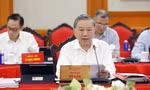 Tập thể Bộ Chính trị làm việc với Ban Thường vụ Thành ủy Hà Nội
