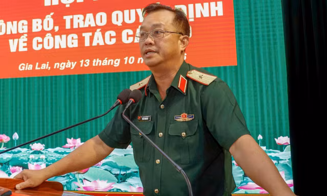 Gia Lai: 115 cán bộ quân sự cấp xã không phải người địa phương