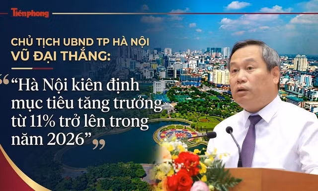 Chủ tịch Hà Nội: Không chạy theo tăng trưởng bằng mọi giá mà phải thực chất, bền vững