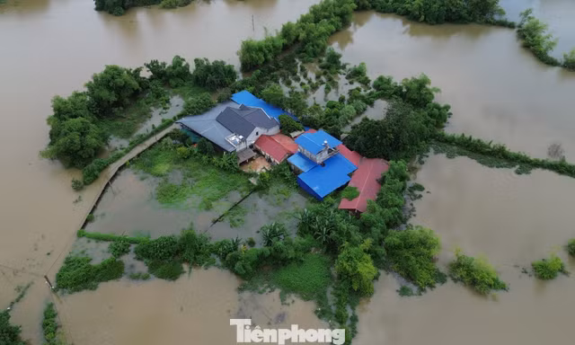 Thái Nguyên nhiều nơi ngập sâu