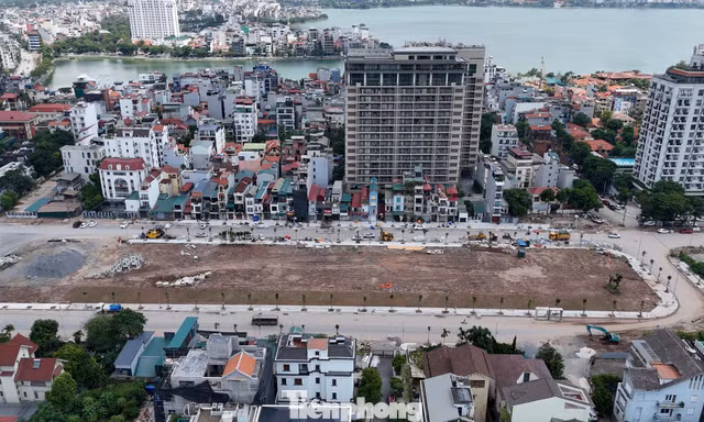 Tuyến đường trục cảnh quan, công viên văn hóa tâm linh ven Hồ Tây gấp rút về đích