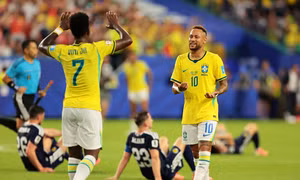 TIN NÓNG WORLD CUP 2026: Neymar đi vào lịch sử trong ngày Brazil thắng đậm Scotland 3-0